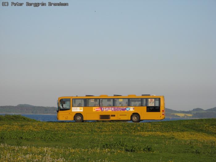 Århus Sporveje 133, Skæring Strandvej - Linie 56