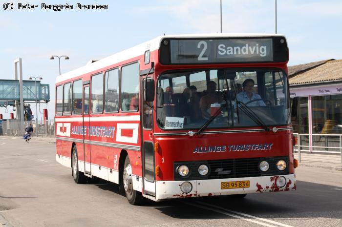 Allinge Turistfart 1, Rønne Havn - Rute 2