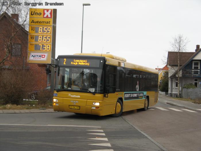 NF Turistbusser 45, Struervej/Bülowsvej - Linie 2