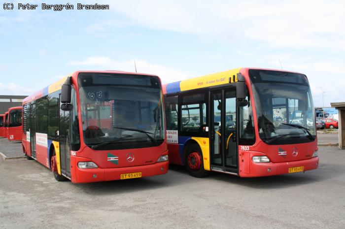 Ex Iversen Busser 7634 & 7633, Rønne