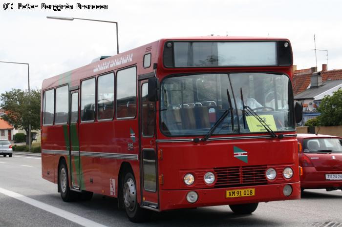 Aakirkeby Lokaltrafik XM91018, Nordre Kystvej, Rønne - Linie 22