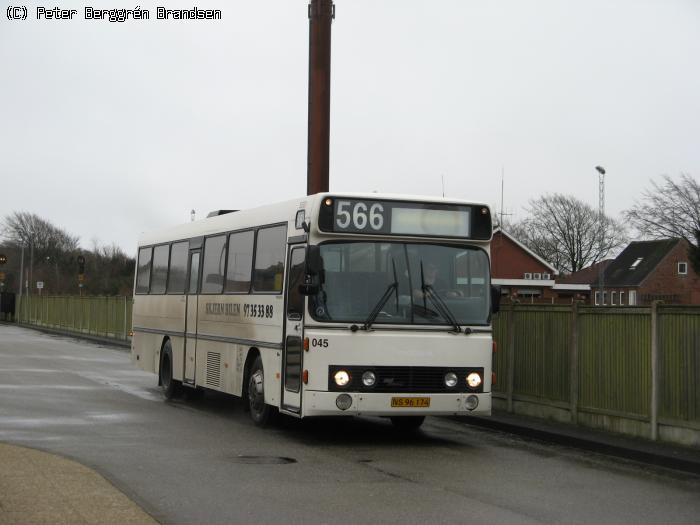 Skjern Bilen 045, Skjern Rutebilstation - Rute 566