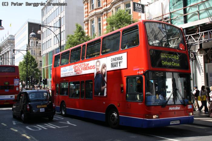 Metroline VPL210, Oxford Street - Linie 113