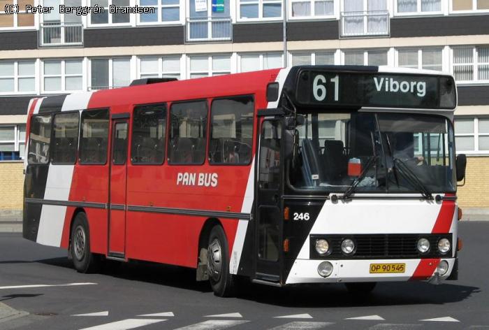 Pan Bus 246, Randers Busterminal - Rute 61