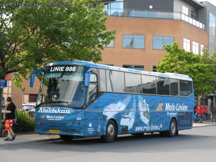 Abildskou 151, Randers Busterminal - Rute 888