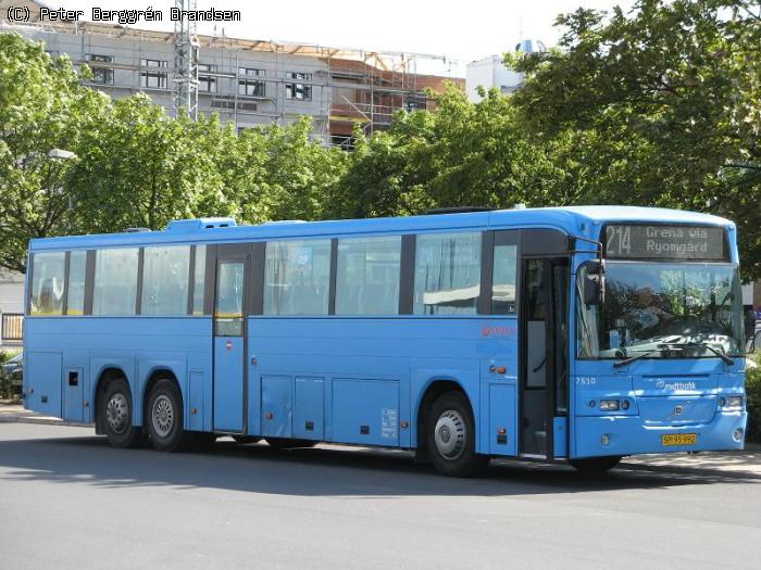 Veolia 7510, Randers Busterminal - Rute 214