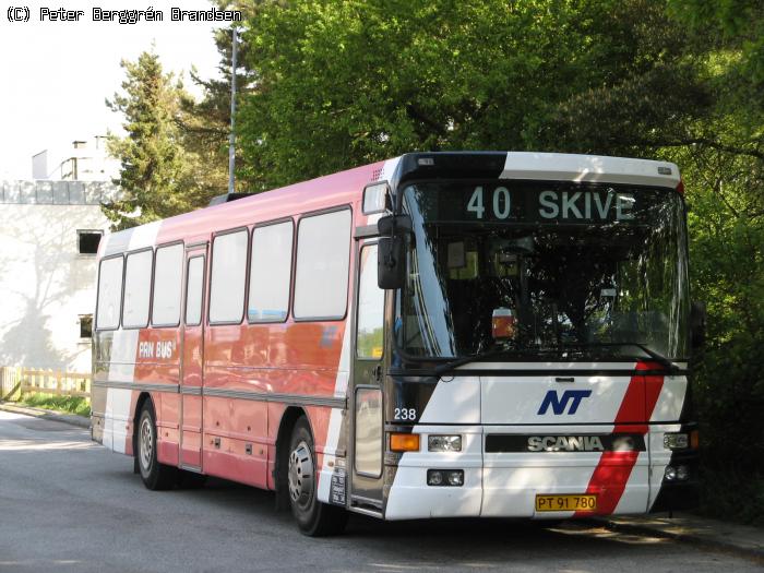 Pan Bus 238, Skive Rutebilstation - Rute 40