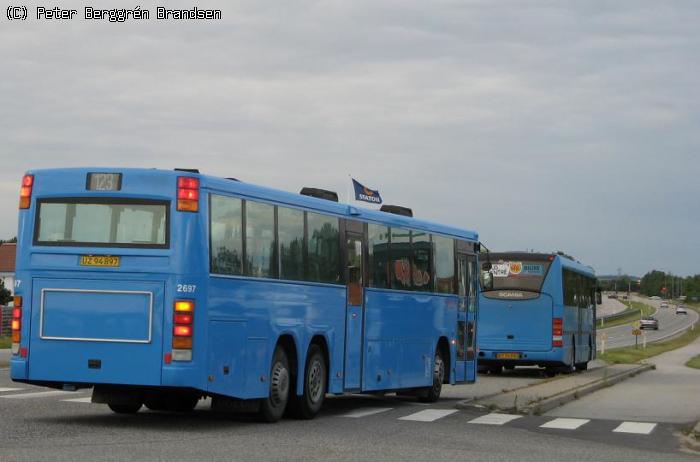 Veolia 2697 og 7518, Grenåvej, Skæring - Rute 123 & 119