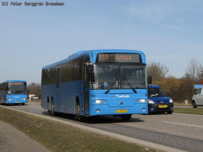 Arriva 8764, Grenåvej, Skæring - Rute 119