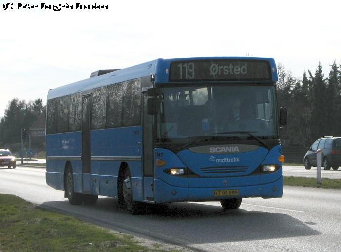 Arriva 8742, Grenåvej, Skæring - Rute 119