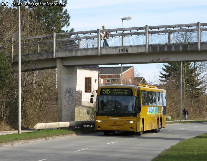 Århus Sporveje 623, Skæring Havvej - Linie 56