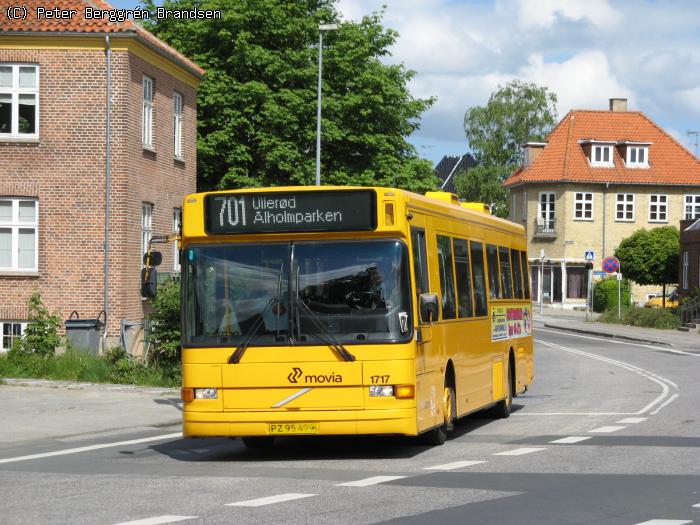 Arriva 1717, Hillerød St. - Linie 701