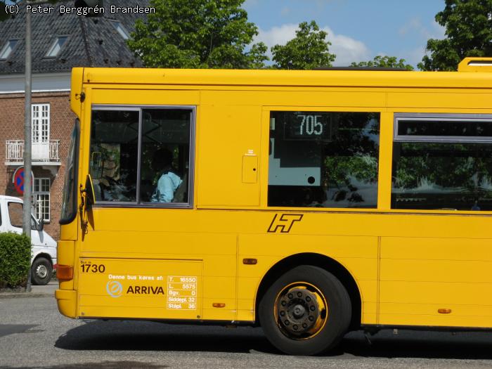 Arriva 1730, Hillerød St. - Linie 705