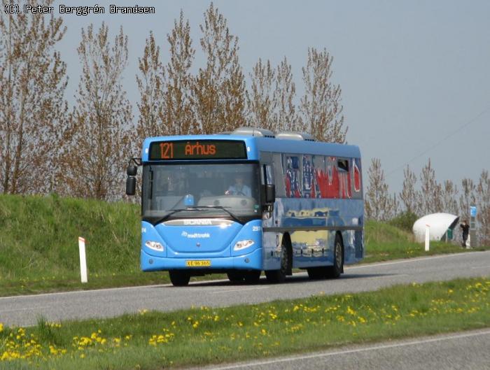 Arriva 2974, Grenåvej, Egå - Rute 121