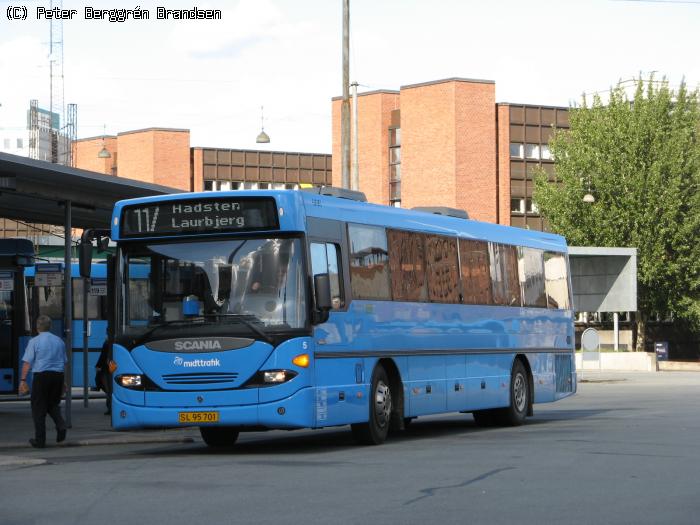 De Grønne Busser 5, Århus Rutebilstation - Rute 117