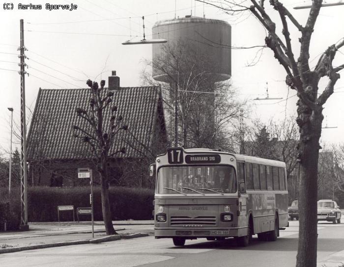 Århus sporveje 433, Brendstrupvej - Linie 17