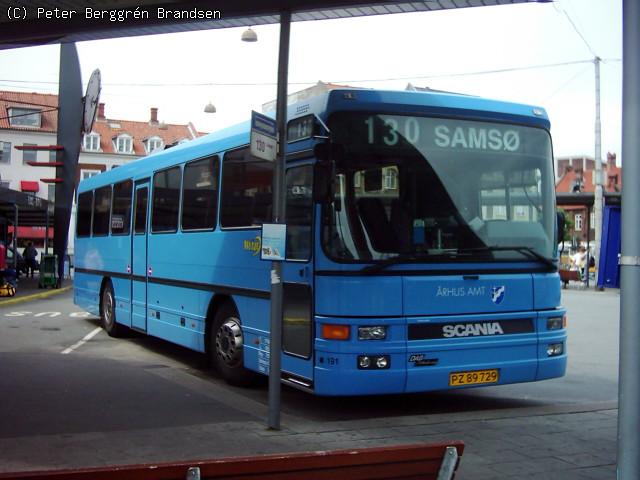 Wulff Bus 191, Århus Rutebilstation