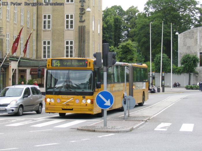 Århus Sporveje 426, Banegårdspladsen
<br>14 mod Grøn Koncert