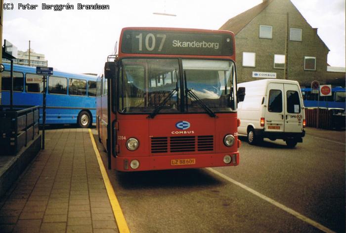 Combus 2204, Århus Rutebilstation