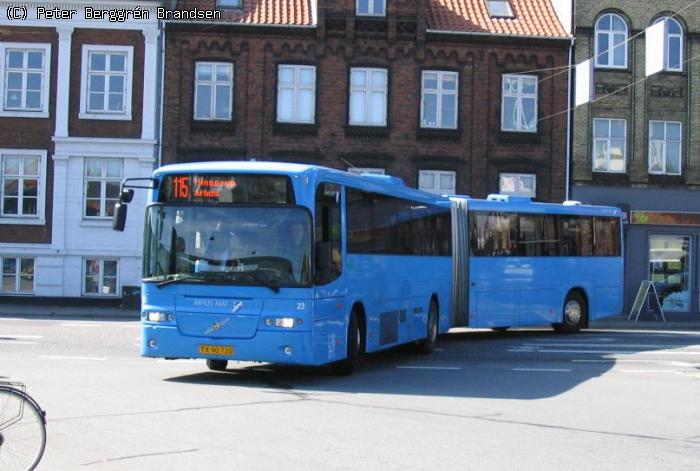 De Grønne Busser 23, Århus Rutebilstation