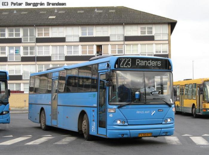 De Grønne Busser 45, Randers Busterminal