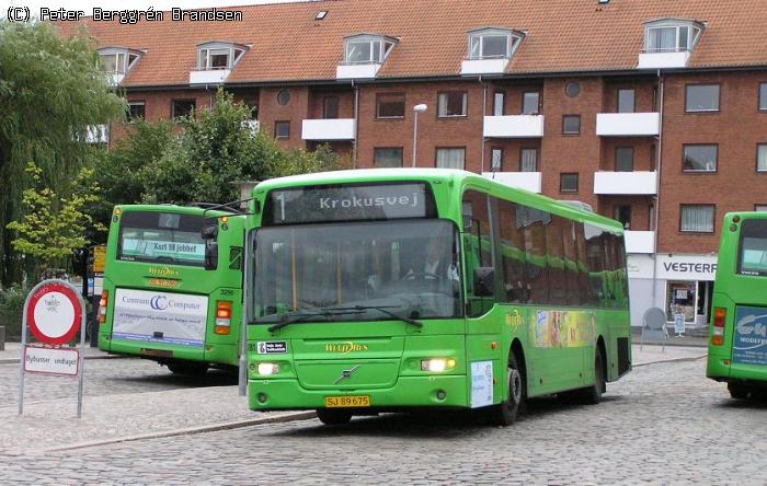 Wulff Bus 3281, Banegården - Linie 1