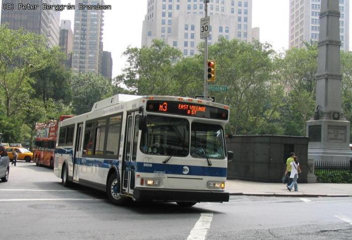 MTA 6656, Broadway/West 25th St - Linie M3